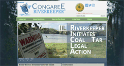 Desktop Screenshot of congareeriverkeeper.org