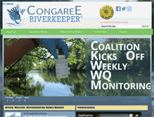 Tablet Screenshot of congareeriverkeeper.org